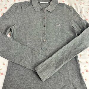 Lacoste Slim Fit Gray Polo